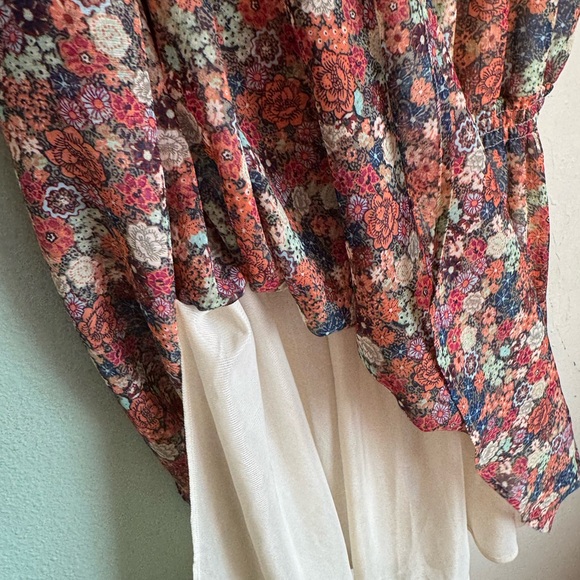 American Rag Multicolor Floral Dress with Lace - Picture 7 of 7